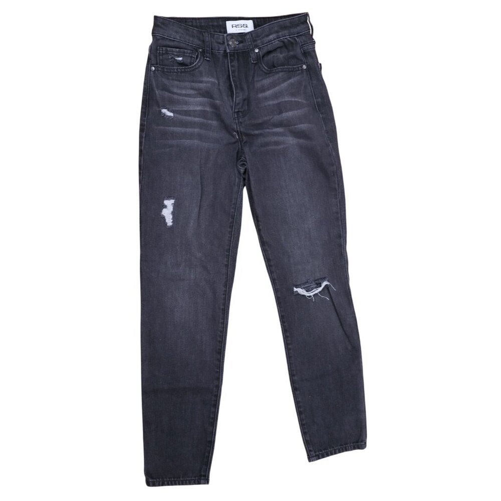 RSQ Vintage Mom Jeans Black Wash Size 25 – Studio Wardrobe